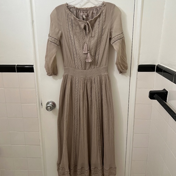 NWOT Banana Republic Heritage Collection Maxi Silk Dress - Picture 2 of 7